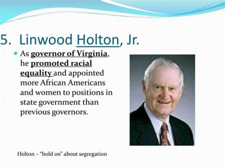 A Linwood Holton Jr.