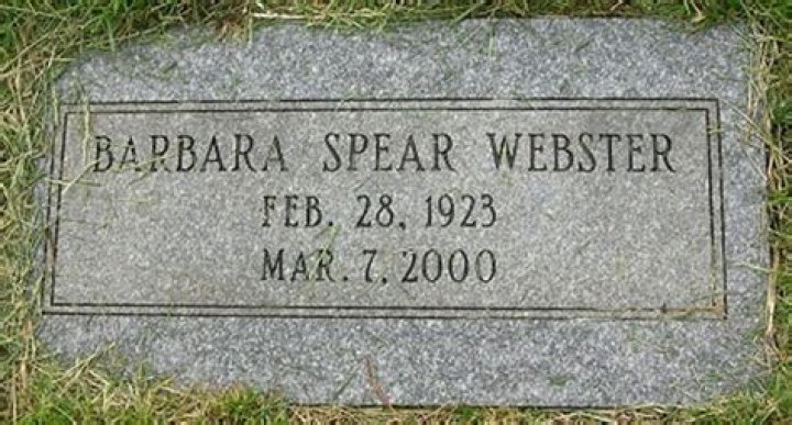 Barbara Spear Webster