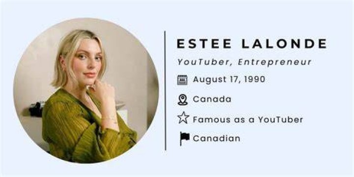 Estee Lalonde | Bio, Age, Net Worth, Relationship, Career