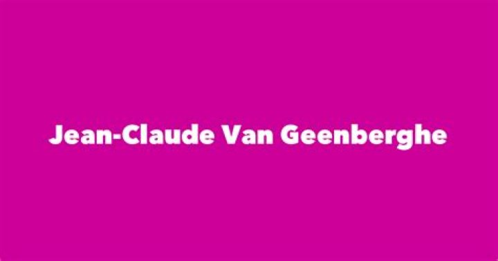 Jean-Claude Van Geenberghe