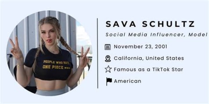 Sava Schultz- Bio, Height, Net Worth, Boyfriend, Dating