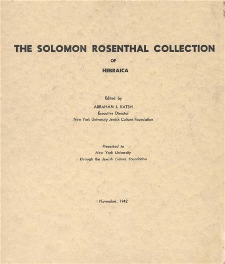Solomon Rosenthal
