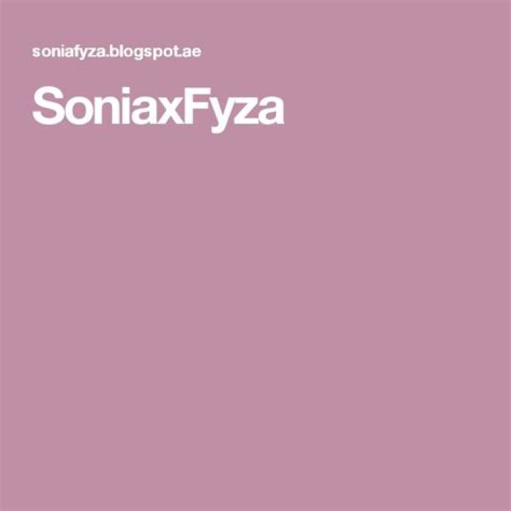 Soniaxfyza