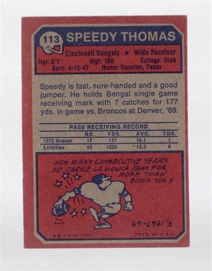 Speedy Thomas