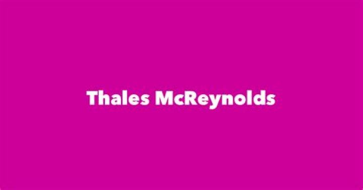 Thales McReynolds