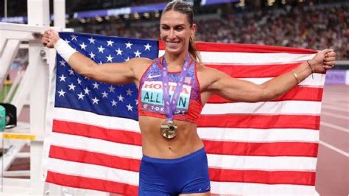 Valarie Carolyn Allman, better known as Valarie Allman, is a track and field athlete from the United States. She competes in discus throwing. Allman&rsquo;s crowning triumph came when she earned a gold medal at the 2020 Tokyo Olympics. She was a seven-time All-American at Stanford University, where she set multiple records and garnered numerous distinctions. In 2018, she was a national champion. Valarie Allman Net Worth Valarie Allman receives money via her sporting profession. She participates in the discus throw as a track and field athlete. Allman&rsquo;s earnings as an Olympic gold medallist came from prize money, bonuses, contracts, salary, sponsorships, and endorsements. She earns a lot of money by winning championships. She is very well compensated for her work at the University of Texas. She is also sponsored by Oiselle and the New York Athletic Club. As of January 2023, Her net worth is reported to be in the $4 million range. Valarie Allman Biography Valarie Allman was born on&nbsp;February 23, 1995. Valarie Carolyn Allman is her birth name. Her birthplace is in the United States, in Newark, Delaware. She is a citizen of the United States. Her father, David Allman, and mother, Lisa Allman, gave birth to her. She is of Caucasian ethnicity and practices Christianity. Kevin, her older brother, is her only sibling. Her astrological sign is Pisces. Her educational history includes Silver Creek High School. She&rsquo;s a two-time 4A state champion. In 2012, she shattered an 18-year-old state record with a final throw of 164-0. She won the Gatorade Colorado Girls Track and Field Athlete of the Year award in 2012. She won the Arcadia Invitational in 2013 with the third-best throw in meet history. While in high school, she set 29 meet records and 11 stadium marks. She is a co-valedictorian at that school. In 2013, she graduated from high school. She attended Stanford University after graduating from high school. She was recognized All-American seven times during her undergraduate career for her remarkable achievement. In 2017, she earned a B.S. in Product Design from Stanford. She continued her Master&rsquo;s degree there, although she is currently on leave to train full-time. Valarie Allman Height, Weight Valarie Allman has a height of 1.83 meters. Her body weight is 165 pounds. She has a slim, athletic frame. Her eyes are blue, and her hair is dark blonde. Her sexual orientation is heterosexual Valarie Allman